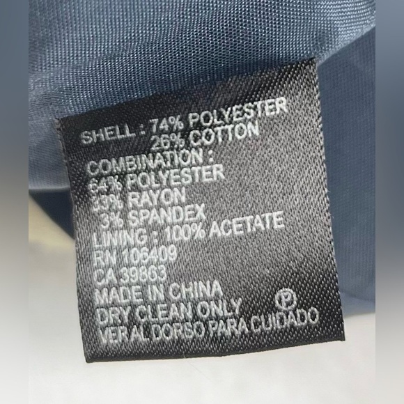 ALEX MARIE Sleeveless Navy Beige Houndstooth Midi Dress Size 4 Career Fall‎ - Picture 10 of 13